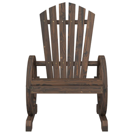 Patio Adirondack Chair Solid Wood Fir