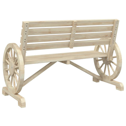 Patio Bench 2-Seater Solid Wood Fir