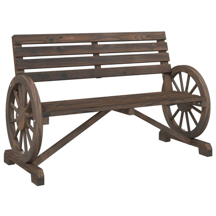 Patio Bench 2-Seater Solid Wood Fir