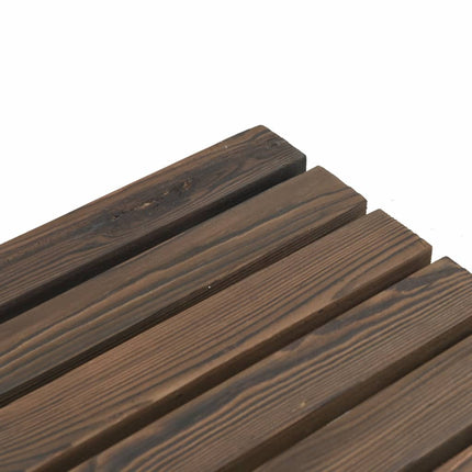 Patio Bench 2-Seater Solid Wood Fir