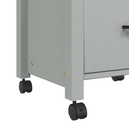 Kitchen Trolley MONZA 18.9"x15.7"x34.8" Solid Wood Pine