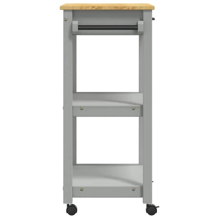 Kitchen Trolley MONZA 23.6"x15.7"x34.8" Solid Wood Pine