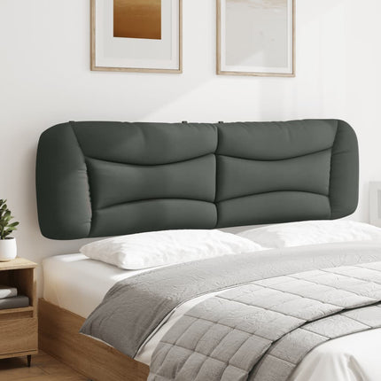 Headboard Cushion "Hvar" Dark Gray 76" Fabric