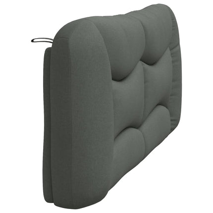 Headboard Cushion "Hvar" Dark Gray 76" Fabric