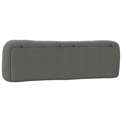 Headboard Cushion "Hvar" Dark Gray 76" Fabric