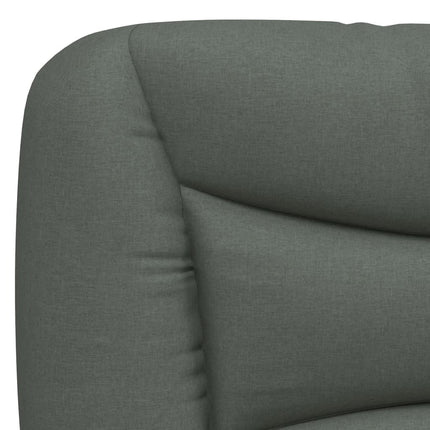 Headboard Cushion "Hvar" Dark Gray 76" Fabric