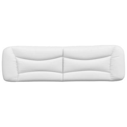 Headboard Cushion "Hvar" White 76" Faux Leather