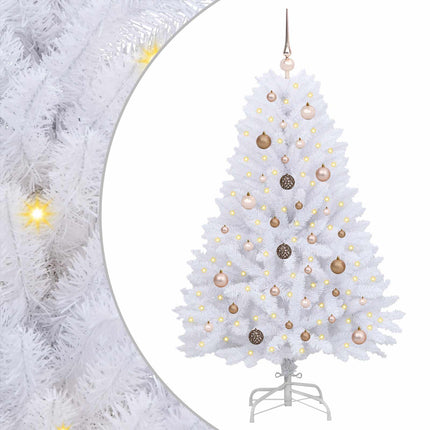 Artificial Christmas Tree White 31.50 x 31.50 x 59.06 in
