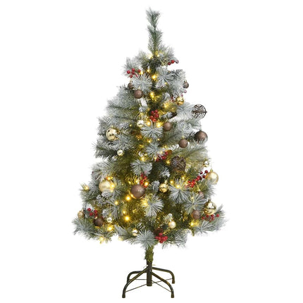 Artificial Hinged Christmas Tree 150 LEDs & Ball Set 47.2
