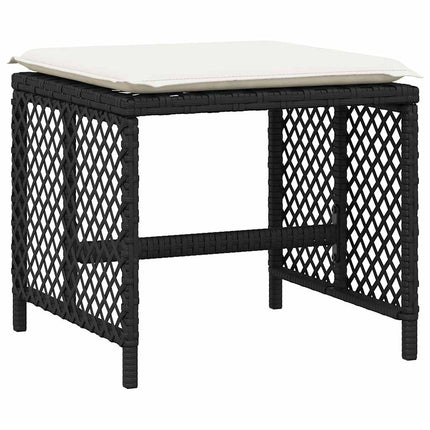 Garden Dining Set Black