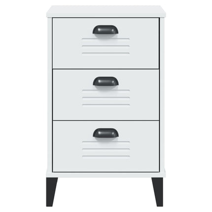 Bedside Cabinet VIKEN White Engineered Wood
