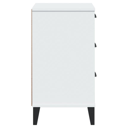 Bedside Cabinet VIKEN White Engineered Wood