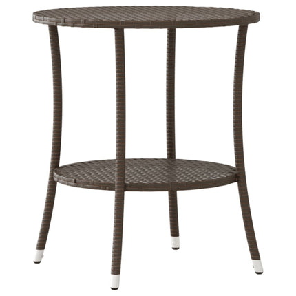 Reclining Garden Chair Set of 2 Brown
