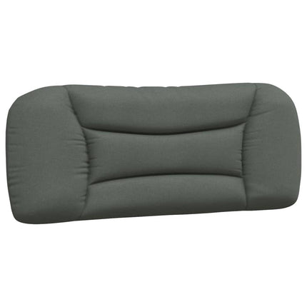 Headboard Cushion "Hvar" Dark Gray 39.4" Fabric