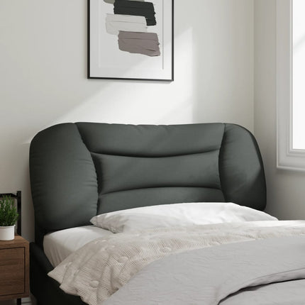 Headboard Cushion "Hvar" Dark Gray 39.4" Fabric
