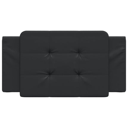 Headboard Cushion "Zadar" Black 39.4" Faux Leather