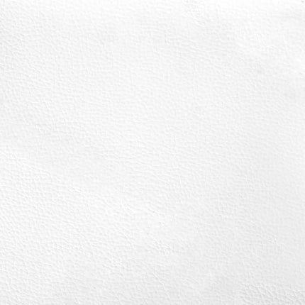 Bed Frame without Mattress "Hvar" White 39.4"x74.8" Faux Leather