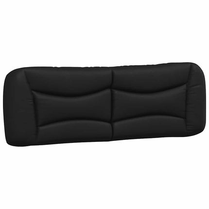 Bed Frame without Mattress "Hvar" Black 59.8"x79.9" Faux Leather