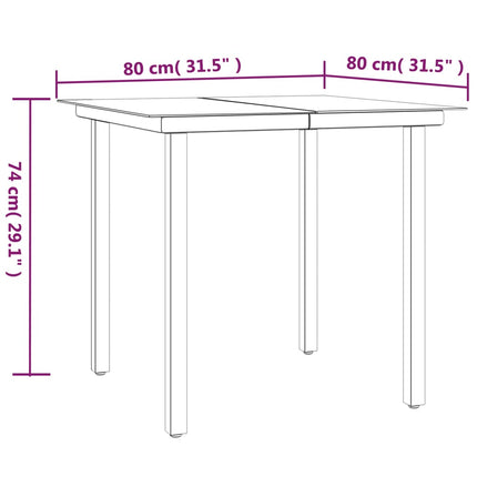 3 Piece Patio Dining Set with Cushions Gray Poly Rattan