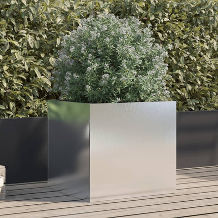 Planter Silver 19.3"x18.5"x18.1" Stainless Steel