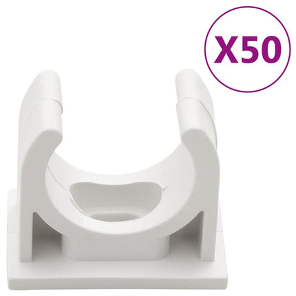 Cable Trunkings with Clips Ø0.79" 98.4'PVC