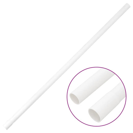 Cable Trunkings with Clips Ø1" 32.8'PVC