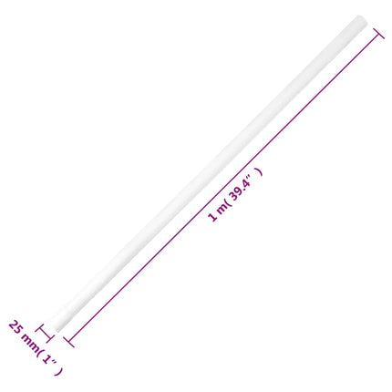 Cable Trunkings with Clips Ø1" 32.8'PVC
