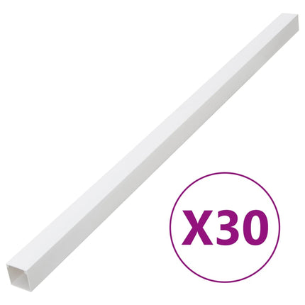 Cable Trunking 2.4"x1.6" 98.4'PVC