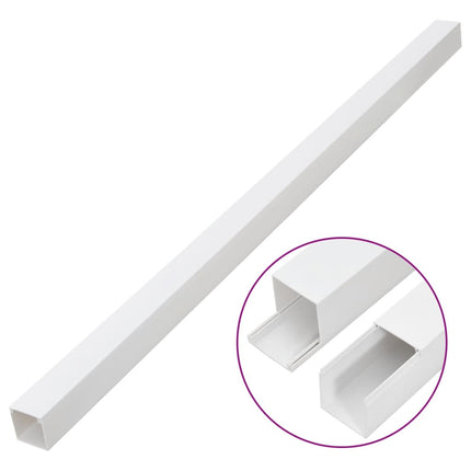 Cable Trunking 2.4"x1.6" 98.4'PVC