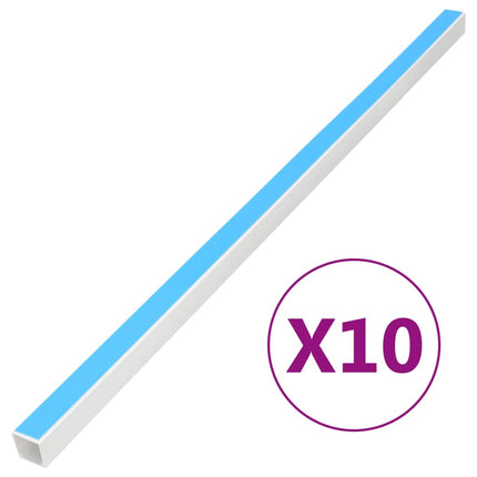 Cable Trunking Self-Adhesive 0.6"x0.4" 32.8'PVC