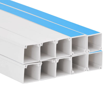 Cable Trunking Self-Adhesive 1"x0.6" 32.8'PVC