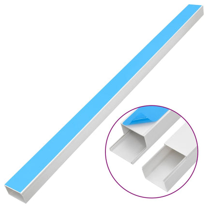 Cable Trunking Self-Adhesive 2.4"x1.6" 32.8'PVC