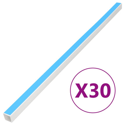 Cable Trunking Self-Adhesive 1"x0.6" 98.4'PVC