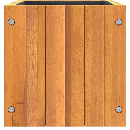 Garden Planter 9.8"x9.8"x9.8" Solid Wood Acacia