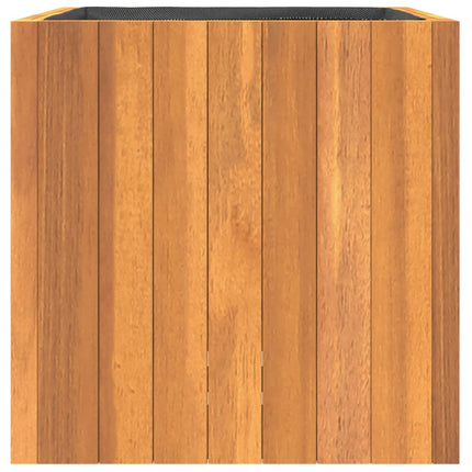 Garden Planter 13.8"x13.8"x13.8" Solid Wood Acacia