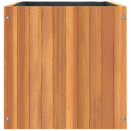 Garden Planter 17.7"x17.7"x17.7" Solid Wood Acacia
