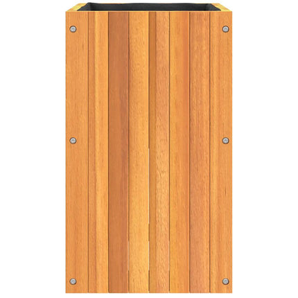 Garden Planter 13.8"x13.8"x23.6" Solid Wood Acacia