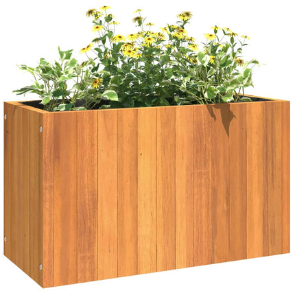 Garden Planter 23.2"x10.8"x13.8" Solid Wood Acacia