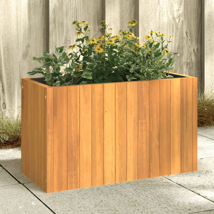 Garden Planter 23.2"x10.8"x13.8" Solid Wood Acacia