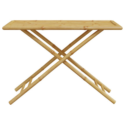 Folding Patio Table 43.3"x21.7"x29.5" Bamboo