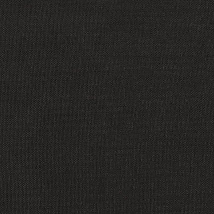 2-Seater Sofa Bed Black Fabric