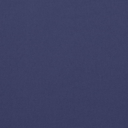 Highback Chair Cushions 4 pcs Navy Blue Fabric