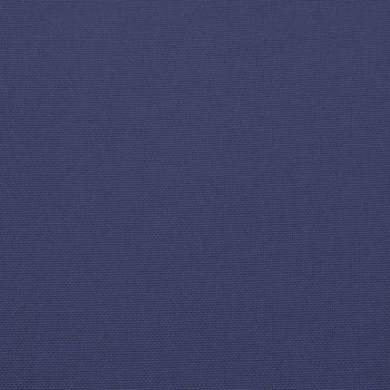 Lowback Chair Cushions 4 pcs Navy Blue Fabric