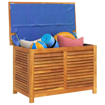 Garden Storage Box with Louver 35.4"x19.7"x22" Solid Wood Acacia