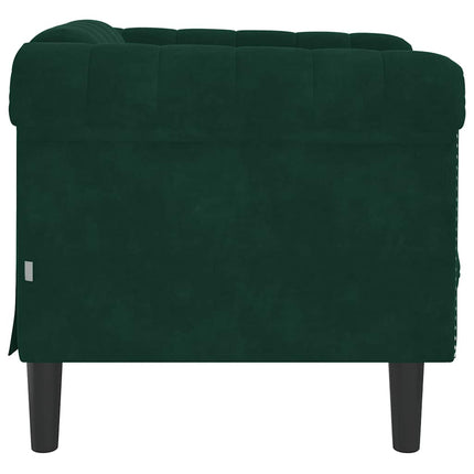 Sofa Chair Dark Green Velvet