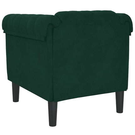 Sofa Chair Dark Green Velvet