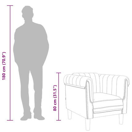Sofa Chair Dark Green Velvet