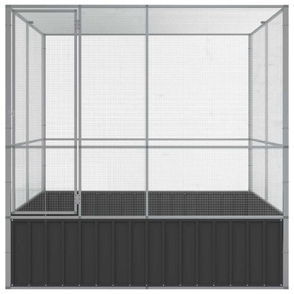 Aviary Silver 83.1"x81.5"x83.5" Steel