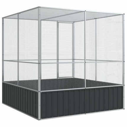 Aviary Silver 83.1"x81.5"x83.5" Steel