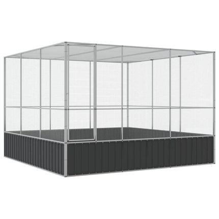 Aviary Silver 122.4"x120.9"x83.5" Steel